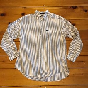 Faconnable Striped Long-Sleeved Button Down